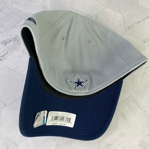 Dallas Cowboys New Era 39Thirty Sideline Gray Stretch Fitted Sz L-XL Hat Cap Dak - Picture 7 of 7
